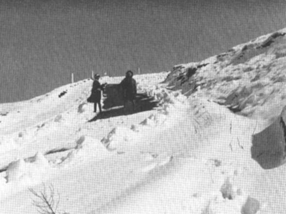 la corniche enneigée